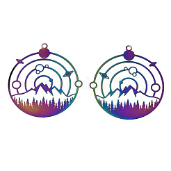 Ионное покрытие (ip) 201 филигранные подвески из нержавеющей стали&nbsp;STAS-S118-028