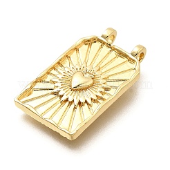 Подвески прямоугольника латуни&nbsp;KK-S508-03C-G