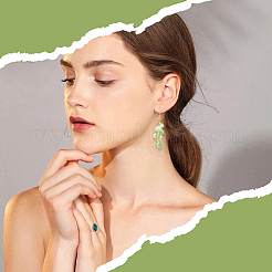 1 нить бусин из натурального окрашенного персидского нефрита&nbsp;G-SC0003-66