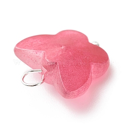 Матовые двухцветные подвески из прозрачного акрила&nbsp;PALLOY-JF01810-01