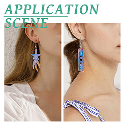 5 шт. 5 силиконовые Молды для подвески в виде фаз Луны и звезд&nbsp;DIY-TA0004-98