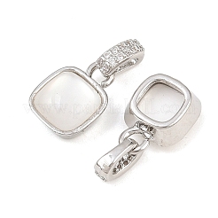 Латунные микро проложить кубического циркония подвески&nbsp;KK-C248-03P