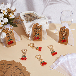 22 шт. брелок-подвеска из цинкового сплава с эмалью&nbsp;KEYC-ME0001-07