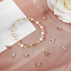 30 шт. 3-х цветные латунные карабины-клешни&nbsp;KK-BC0002-19