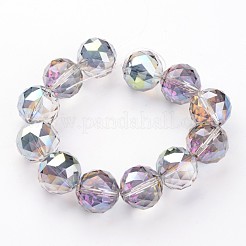 Гальванические стеклянные бусины&nbsp;EGLA-J140-HP01-20mm