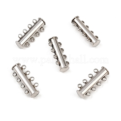 Не тускнеющие однорядные застежки-слайдеры из нержавеющей стали 304&nbsp;LS-STAS-H402-35P-01