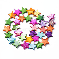 Нити бусин из натуральных пресноводных ракушек&nbsp;SHEL-S278-022B