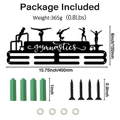 Модная железная вешалка для медалей&nbsp;ODIS-WH0021-313