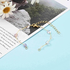 Самородки изделия из натурального аметрина из бисера&nbsp;AJEW-JB00953-02