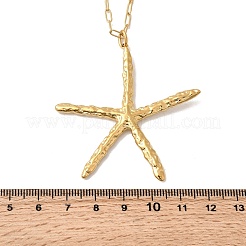 Подвеска в виде морской звезды из нержавеющей стали 304 для женщин&nbsp;NJEW-C107-01G