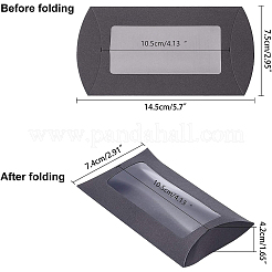 Крафт-бумага подушка коробка конфет&nbsp;LS-CON-BC0006-16A-01