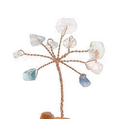 Натуральные флюоритовые чипсы Дерево жизни украшения&nbsp;DJEW-P022-02A-02