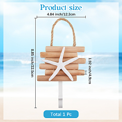 Деревянные настенные крючки в деревенском стиле&nbsp;FIND-WH20023-016C