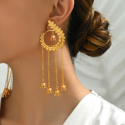 Элегантные геометрические серьги-гвоздики с кисточками в виде листьев из нержавеющей стали 201&nbsp;AC8840