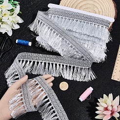 7 ярд кружевной отделки из полиэстера&nbsp;OCOR-GF0005-50B