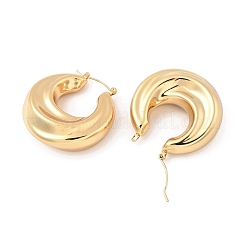 Серьги-кольца из нержавеющей стали 304&nbsp;EJEW-Q011-11G-1