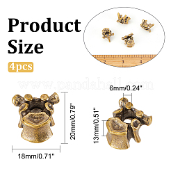 Латунные бусины&nbsp;FIND-AR0002-33