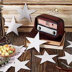 60 шт. бумажные блестящие звезды для украшения стены&nbsp;AJEW-SP0001-17B