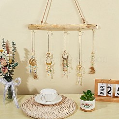 1шт. деревянная вешалка для веток с крючками&nbsp;AJEW-SP0002-32