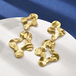 Серьги-гвоздики из нержавеющей стали 304 для женщин&nbsp;EJEW-K268-13A-G