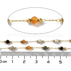 Ионное покрытие (ip) настоящие 18-каратные позолоченные цепочки из нержавеющей стали 316&nbsp;AJEW-Z026-03E