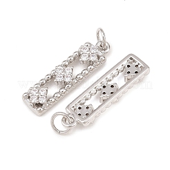 Латунные микро проложить кубического циркония подвески&nbsp;KK-Z146-30P