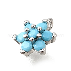 Латунные микро проложить кубического циркония подвески&nbsp;KK-D356-01B-P