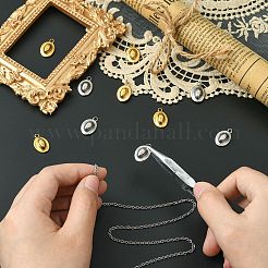 10 шт. подвески из нержавеющей стали 304 двух цветов&nbsp;STAS-CJ0002-92