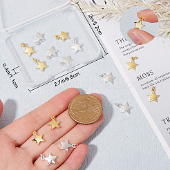 20шт 2 цвета латунные подвески&nbsp;FIND-BBC0015-84