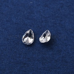 Кабошоны кубического циркония каплевидной формы&nbsp;ZIRC-TAC0004-02B