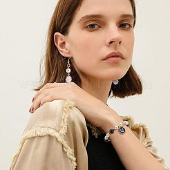 Подвески из 50-х цветных сплавов с эмалью&nbsp;ENAM-FH0001-18-NR