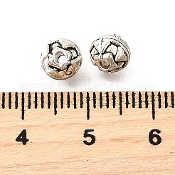 Сплавочные овальные бусины тибетского стиля &nbsp;TIBE-L008-44AS