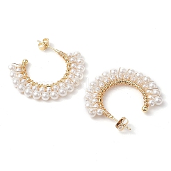 Латунь серьги&nbsp;EJEW-TA00542