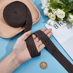 5 ярд полиэстеровых нескользящих эластичных лент&nbsp;SRIB-GF0001-62B