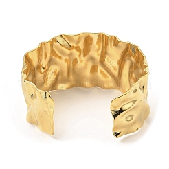 Текстурированные браслеты-манжеты из нержавеющей стали 304&nbsp;BJEW-P302-13G