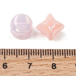 Непрозрачные акриловые бусины с УФ-покрытием&nbsp;OACR-G058-05