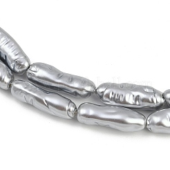 Гальванические стеклянные бусины&nbsp;GLAA-H039-03D