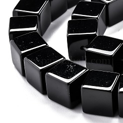 Бусины из натурального черного оникса&nbsp;G-H266-09B