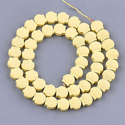 Окрашенного распылением немагнитных синтетических нитей гематита бусы&nbsp;G-T116-23-02