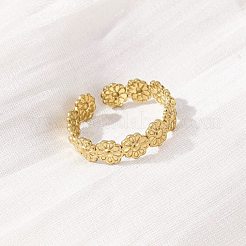 Кольцо-манжета из нержавеющей стали 304 для женщин&nbsp;RJEW-Z083-01G