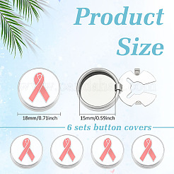 3 пара запонок из сплава&nbsp;BUTT-ME0001-13