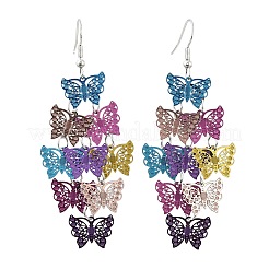 Серьги-подвески из нержавеющей стали 430 пробы&nbsp;EJEW-B157-01D