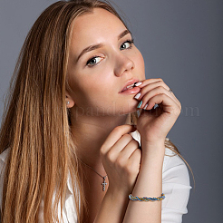 12 нить 4 цвета гальванические стеклянные бусины нити&nbsp;EGLA-HY0001-04