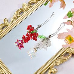 Ремешки для мобильных телефонов из латуни&nbsp;HJEW-SW00167-06