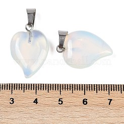 Опалитовые сердечные подвески&nbsp;G-H073-03P-16