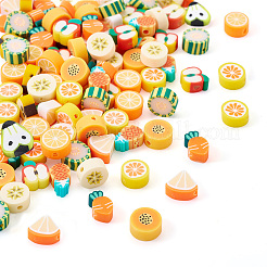 100шт 10 стиля ручной работы бусины из полимерной глины&nbsp;FIND-TA0006-12