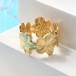 Открытое манжетное кольцо из нержавеющей стали 304&nbsp;LS-RJEW-C067-23G