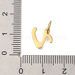 Ионное покрытие(ip) 304 нержавеющая сталь эмаль алфавит подвески&nbsp;STAS-F308-02G-V