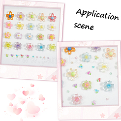 Кабошоны из прозрачной смолы&nbsp;CRES-SP0001-11