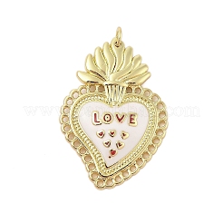 Подвески из латуни с эмалью в стойку&nbsp;KK-Z074-08G